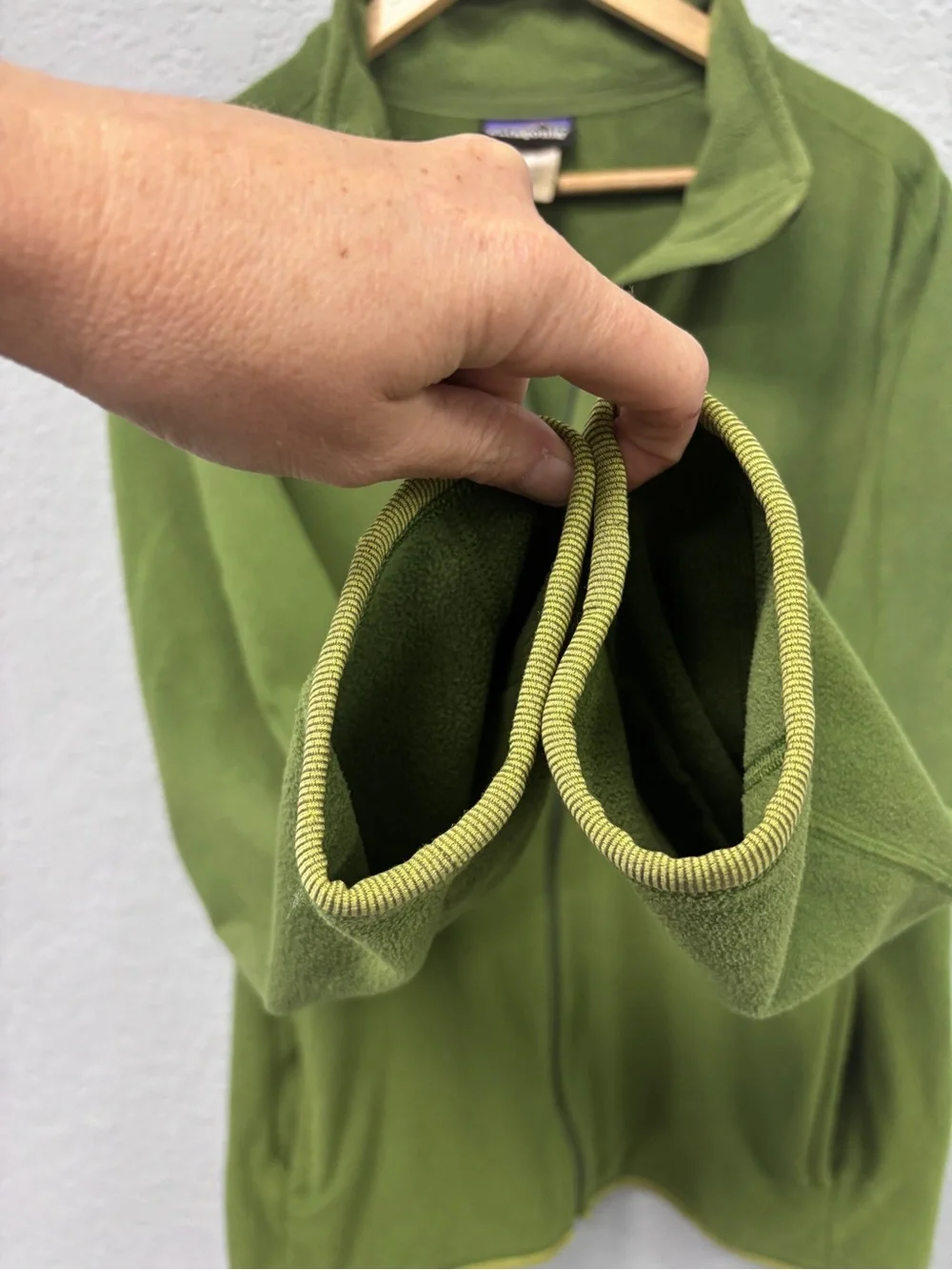 Vintage Patagonia Synchilla Full-Zip Fleece Jacket - Men’s XL - Olive Green